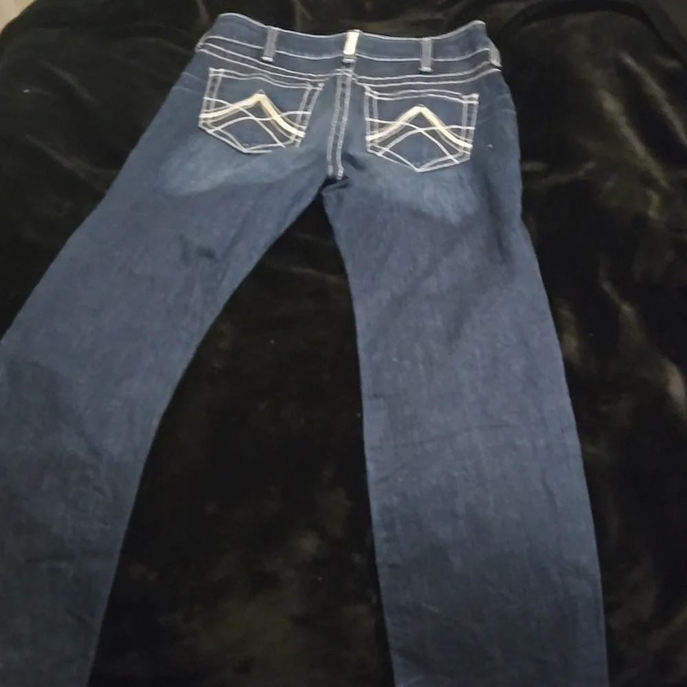Ariat Men's Dark Indigo Bootcut Jeans - Picture 4 of 5
